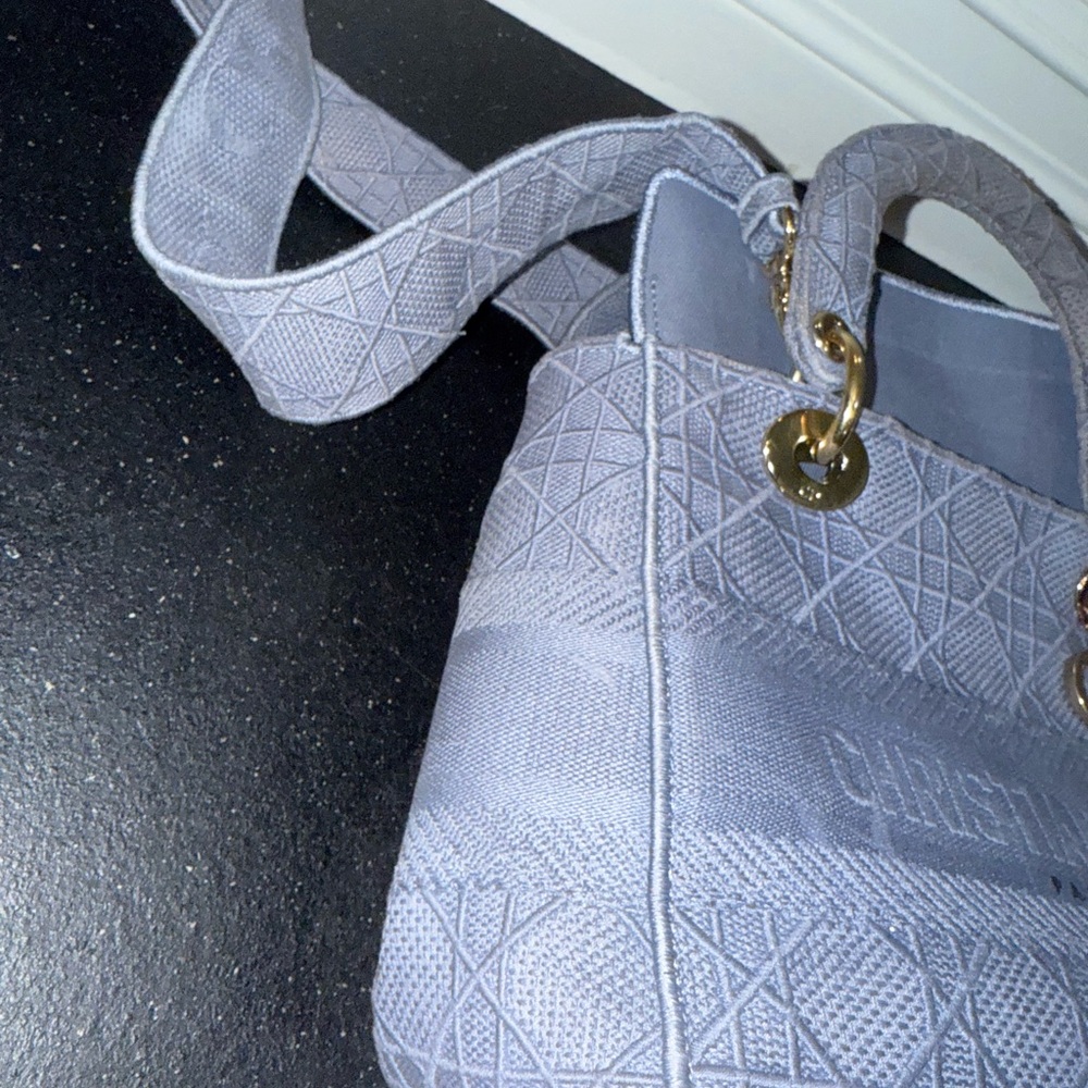 Lady Dior d-Lite Medium Denim Bag - Picture 15 of 16